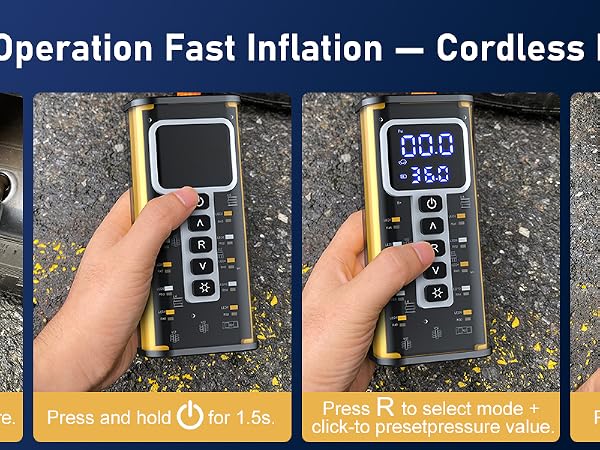 cordless tire inflator