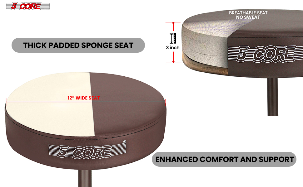 Drum Throne Padded Guitar Stool Music Chair for Adults and Kids