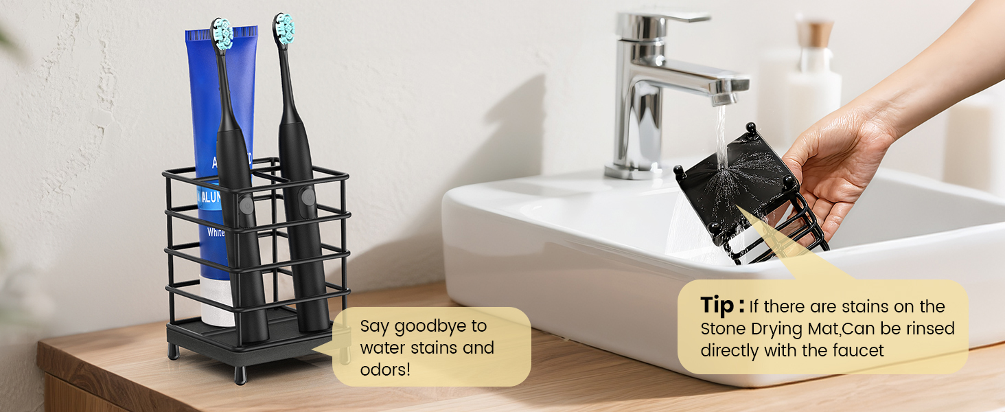 tooth brush holder for bathroom