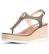 Michael Kors womens Val Thong Wedge