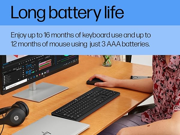 Mobile 4b - HP 230 Wireless Mouse and Keyboard Combo