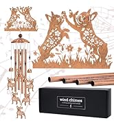 LIRAVENO French Bulldog Wind Chimes - Frenchie Gifts for Dog Lover Metal Windchime Hanging Decor ...