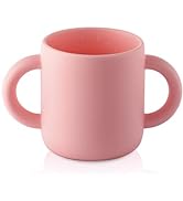 Silicone Training Cup for Infants - 2 easy- grip handles - Baby Open Cup 5 OZ, Great for Toddlers...