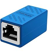 Dingsun RJ45 Coupler Female to Female Ethernet Coupler for Cat7/ Cat6/ Cat5/ Cat5e Network Cable ...