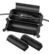 Flemoon [3 Pack] Outdoor Extension Cord Safety Cover with Waterproof Seal, Weatherproof Electrica...