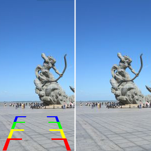 Rear View Camera Guide Line