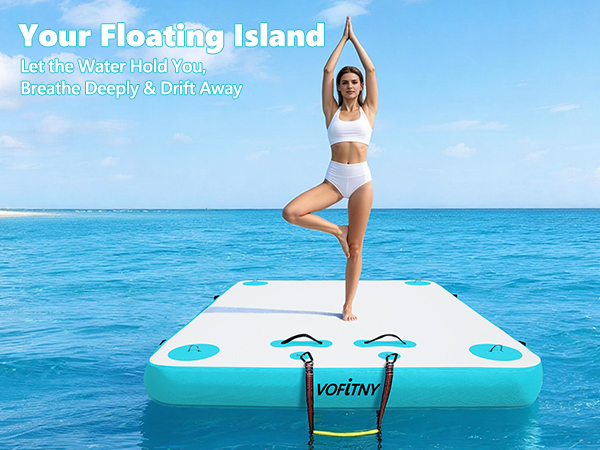 Floating island for lake