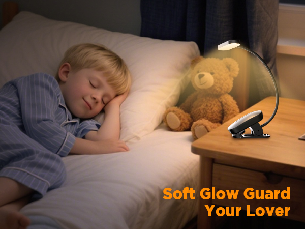 book light clip on,Soft Glow Guard Your Lover