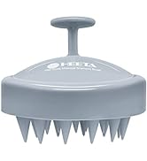 HEETA Hair Shampoo Brush, Scalp Care Hair Brush with Soft Silicone Scalp Massager (Sky Gray)