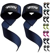 FITFIV Lifting Wrist Straps for Weightlifting,Gym,Deadlift,workout(Made of high-quality cotton &amp; ...