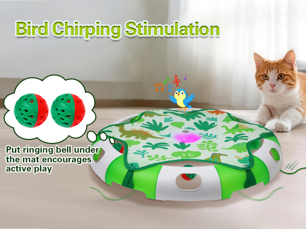 chirping cat toys