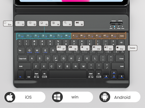 keyboard case for ipad 10th