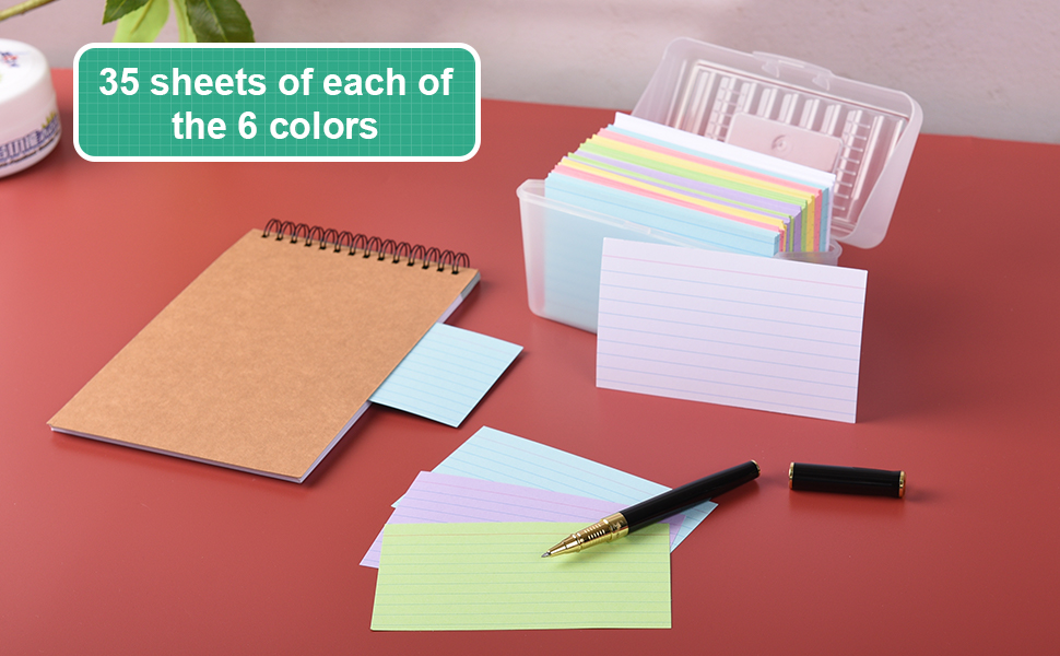 ruled index cards 