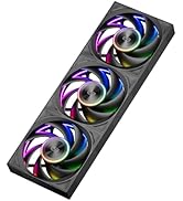 PCCOOLER Case Fan F7 X120 ARGB 120mm 3-Pack, Triple-Sided Infinite Mirror Effect, Link Connect Da...