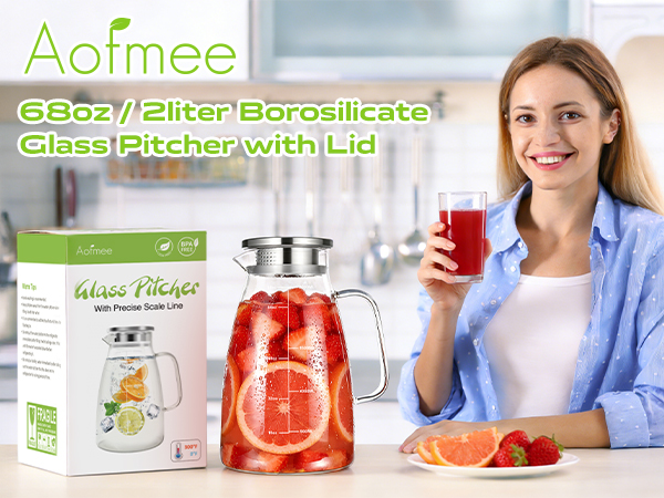 glass pitcher