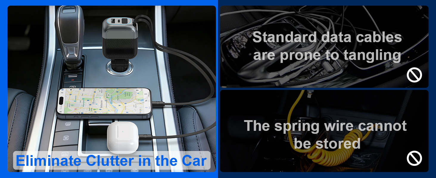 retractable car charger