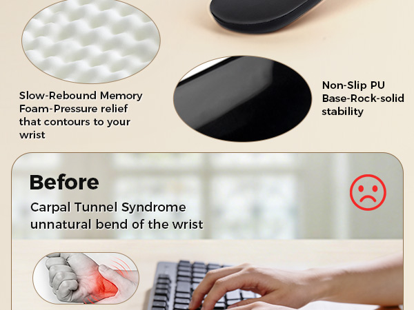 wrist support for keyboard