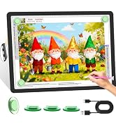 KOBAIBAN Rechargeable A3 Light Board for Diamond Painting, 4000mAh Diamond Art Light Pad with Phy...