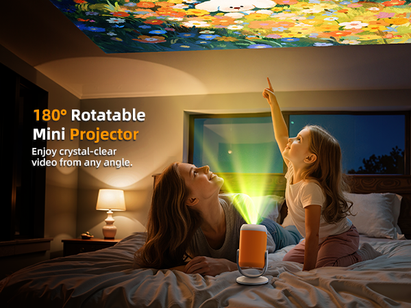 wepvo rotatable Projector