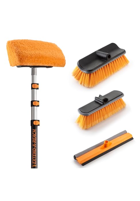 Exterior House Cleaning Brush Set