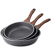 SENSARTE Nonstick Frying Pan Skillets, Swiss Granite Coating Omelette Pans, Healthy Cookware Chef...