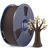 SUNLU Wood PLA Filament 1.75mm, Real Wood Fiber 3D Printer Filament, Natural Wood Texture &amp; Scent...