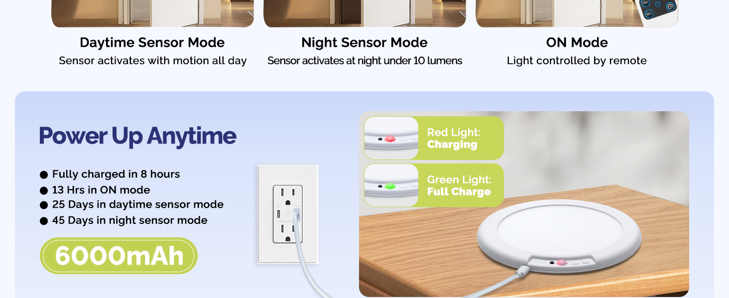 attery Operated Ceiling Light with Remote