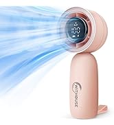 WITHOUSE Portable Handheld Fan,13000RPM Ultra high-speed Hand Fan Adjustable Turbo Mini Fan, 3000...