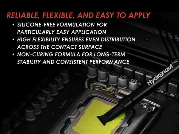 reliablel, flexible and easy to apply