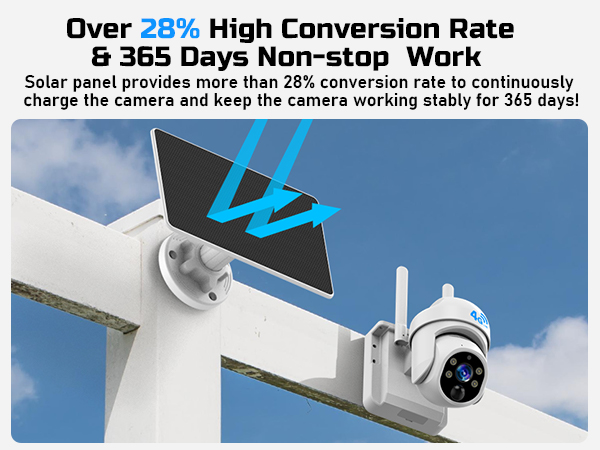 solar powered security camera