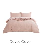 BOURINA Duvet Cover Set Seersucker Stripe,Queen Size(90 x 90 inches) Grey,3 Pieces(1 Duvet Cover ...
