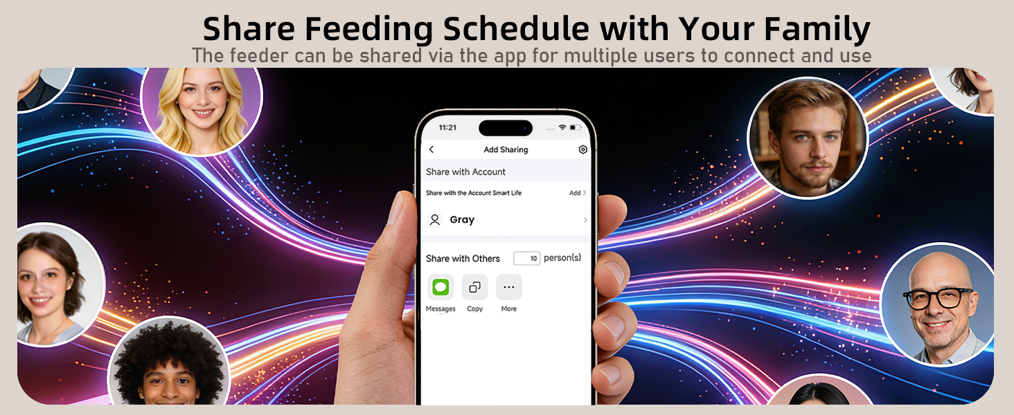 share feeding schedule