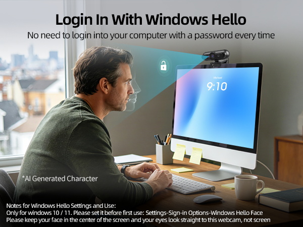 windows hello webcam