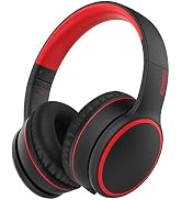 RORSOU B10 Bluetooth Headphones Over Ear, Lightweight Folding Stereo Bass Wireless Headset with M...