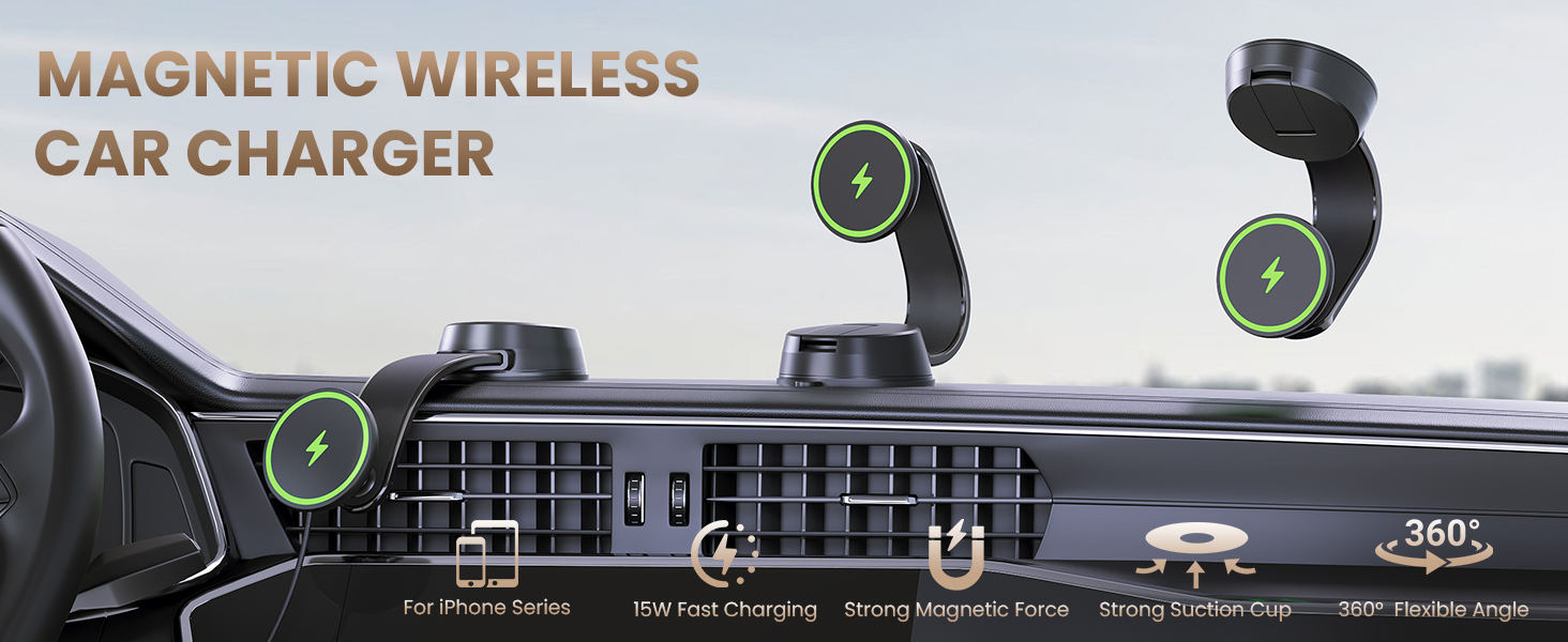 car phone holder wireless