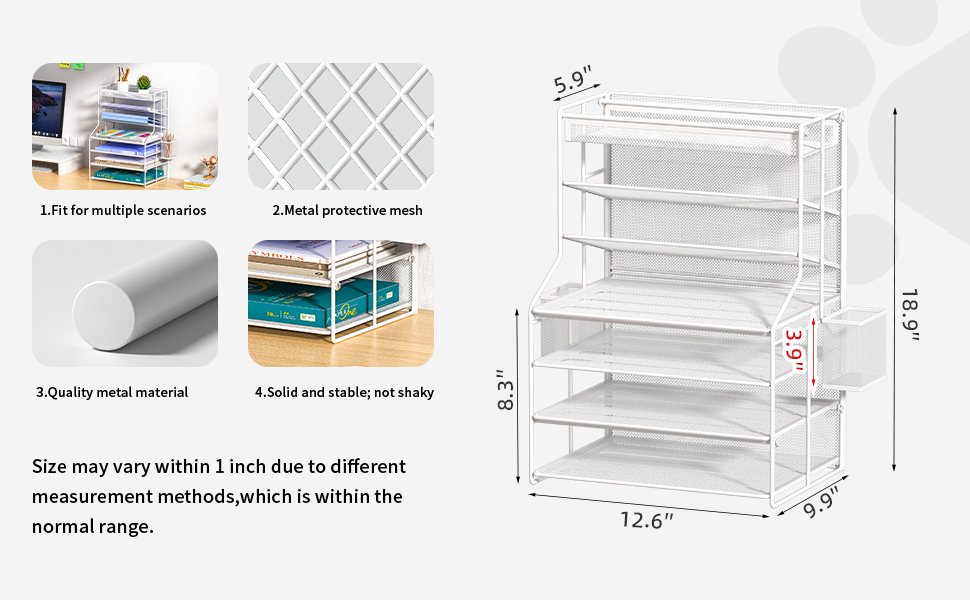 Desk File Organizer