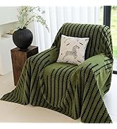 Yajue Sherpa Fleece Couch Cover for Dogs Washable Non Slip, Pet Proof Sofa Covers for 2 Cushion C...