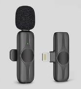 PoP voice Professional Wireless Lavalier Microphone for iPhone iPad Cordless Omnidirectional Cond...