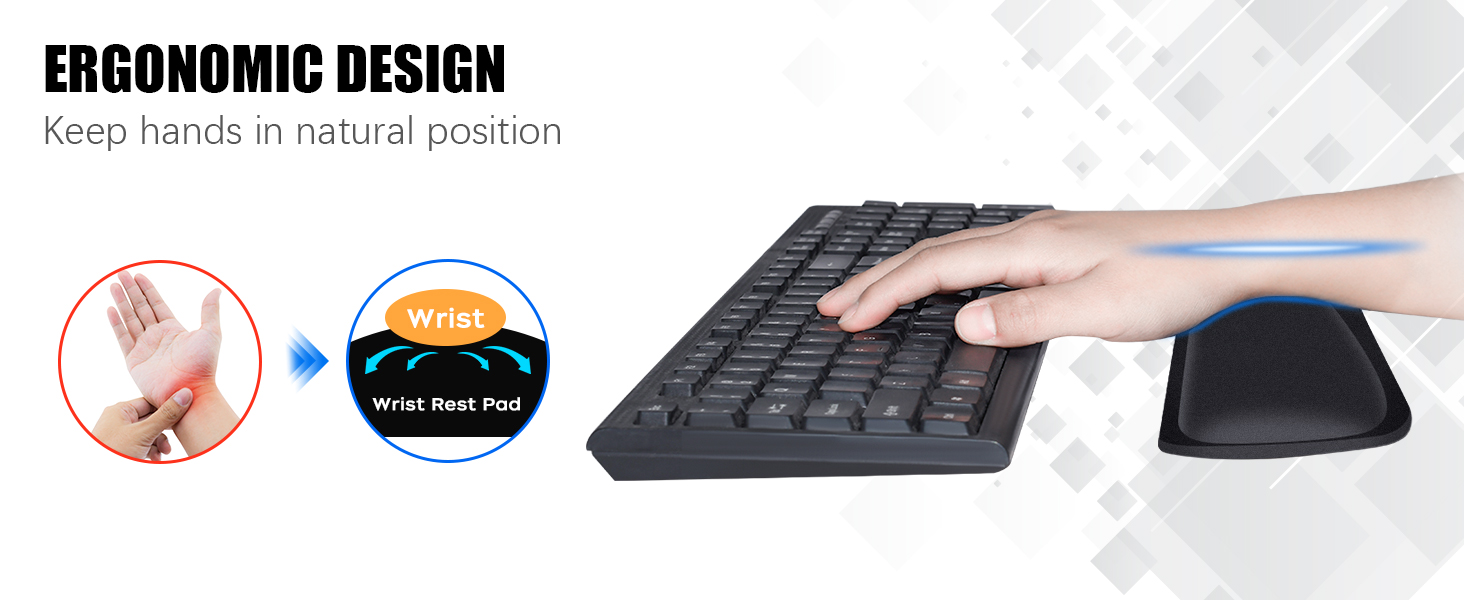 wrist support for keyboard