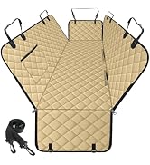 NECKORY Waterproof Dog Car Seat Cover for Back Seat - Durable, Scratch Proof Pet Hammock with Non...