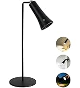 Rechargeable LED Desk Lamp, 4-in-1 Cordless Table Lamp, Magnetic Wall Mount LED Light, with Stepl...
