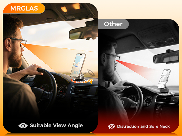 360° Rotation Vacuum Magnetic Phone Holder