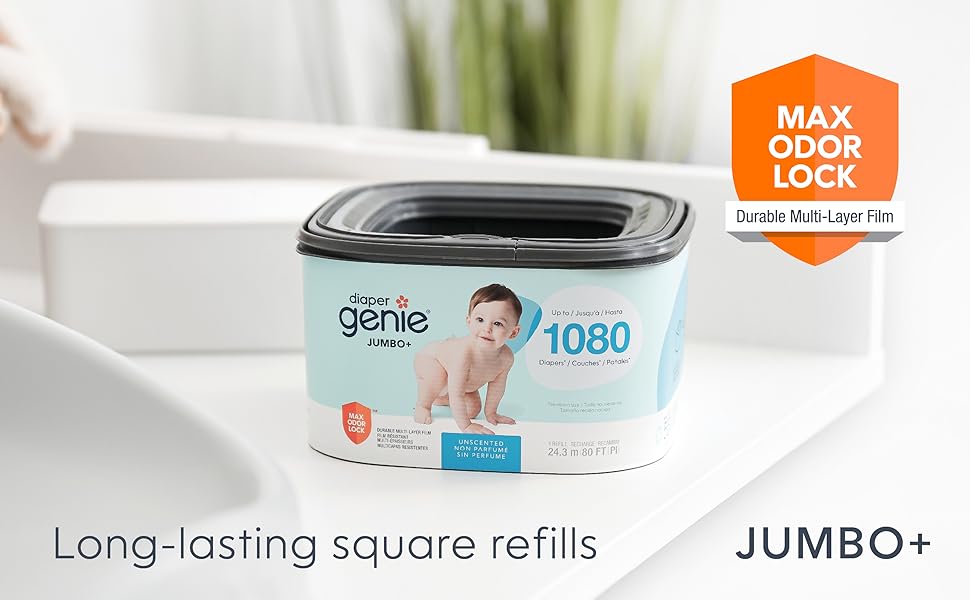 Diaper Genie Jumbo+ Square refill