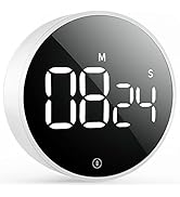 VOCOO Digital Kitchen Timer - Magnetic Countdown Countup Timer with Large LED Display Volume Adju...