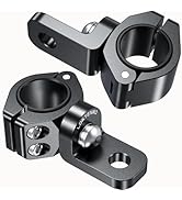 LOKTENWO 2PCS 360°Adjustable ATV Whip Light Mount, Heavy Duty CNC Light Bar Mounting Bracket for ...