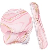 Gimars Ergonomic Mouse Pad Wrist Support, Upgrade Enlarge Superfine Fibre Soft Smooth Keyboard Wr...