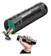 10x32 HD Monocular Telescope for Adults High Powered, Metal Cover Waterproof Fogproof Power Prism...