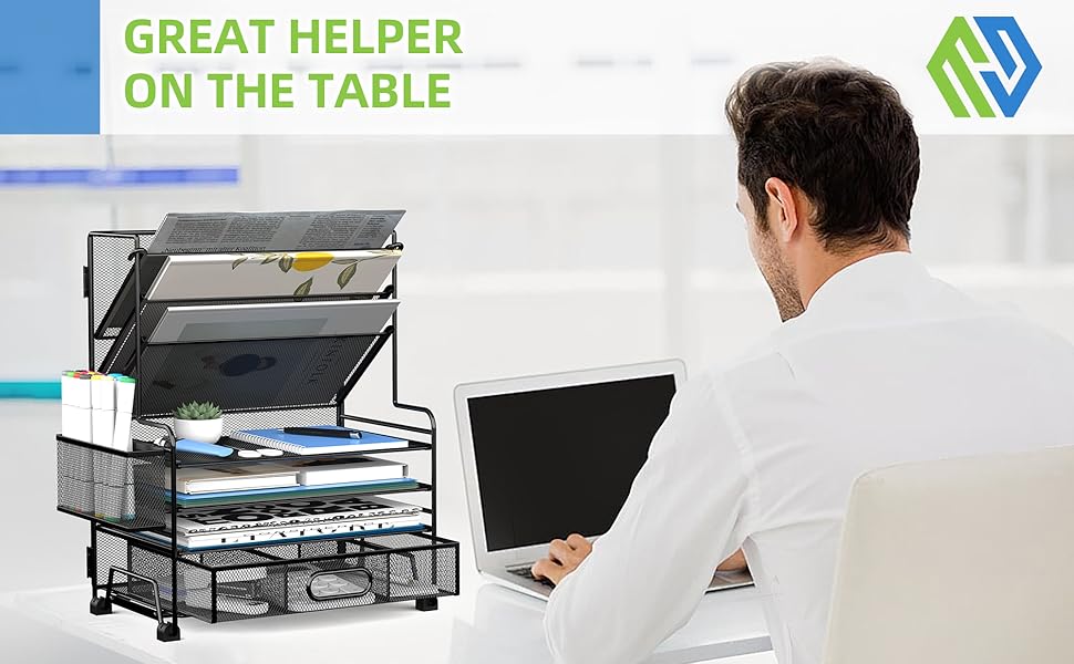 7 tier desk organizer