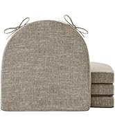 IPYNBAP Chair Cushions for Dining Chairs with Ties and Removable Cover, Dining Kitchen Chair Pads...