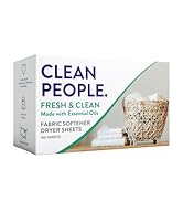 Clean People All Natural Fabric Softener Sheets